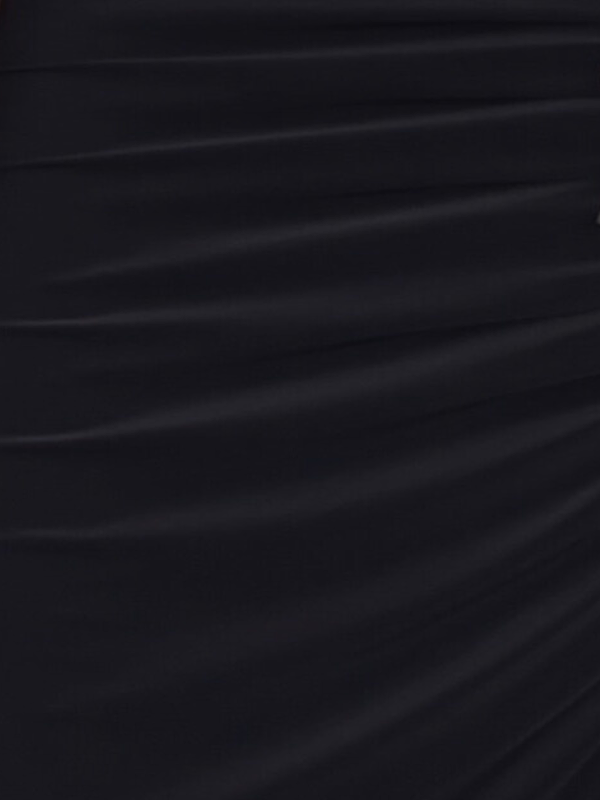 Black stretch fabric detail from Shiv long sleeve maxi dress